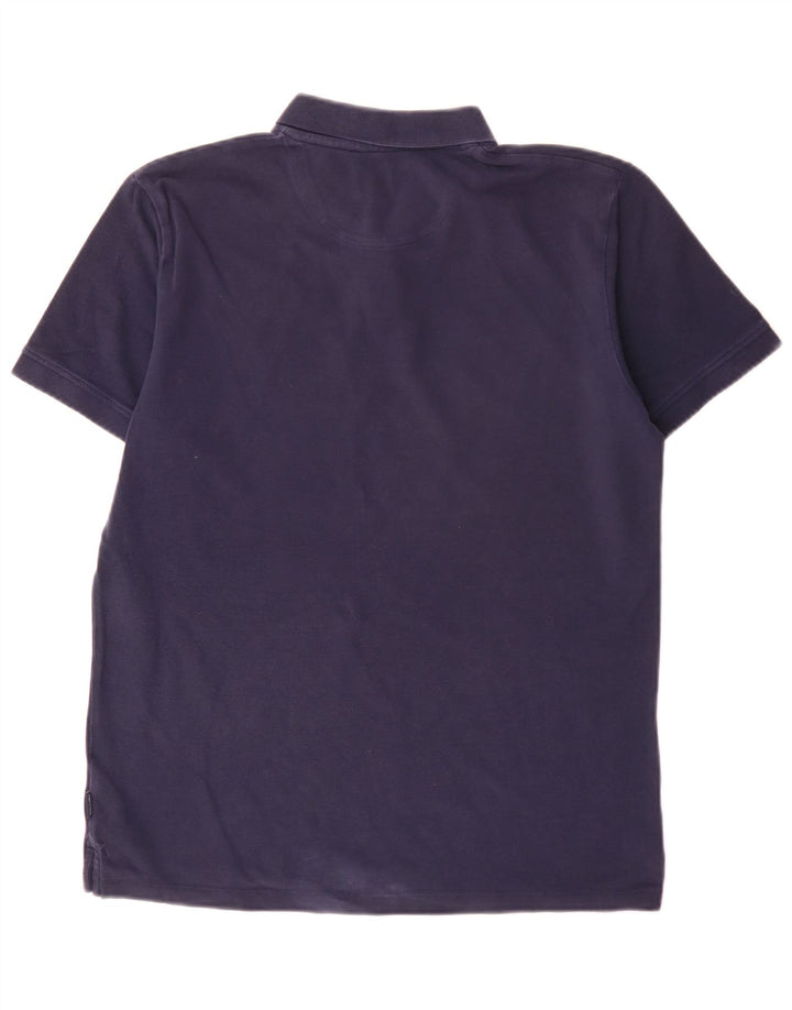 Wrangler Herren-Poloshirt, groß, marineblau, Baumwolle