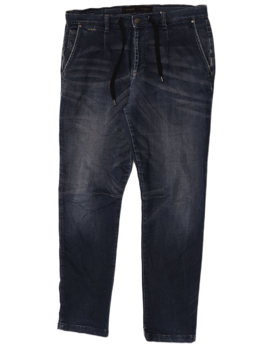 Guess Herren Slim Jeans W33 L32 Marineblau