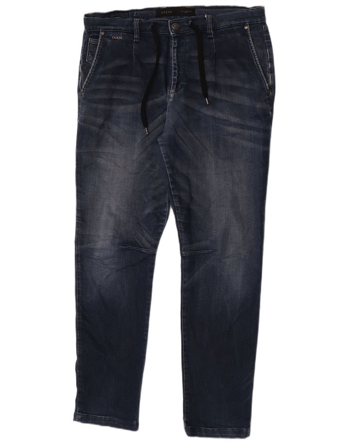 Guess Herren Slim Jeans W33 L32 Marineblau