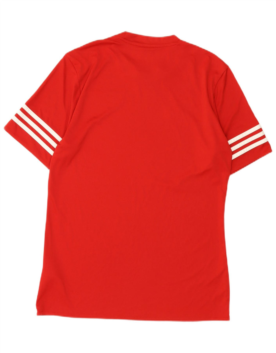 Adidas Herren Climalite T-Shirt Top Mittelrotes Polyester