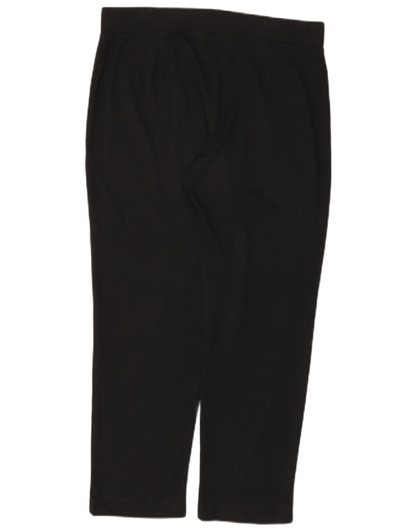 Marks & Spencer Damen Tapered Freizeithose UK 14 Large W32 L26 Schwarz