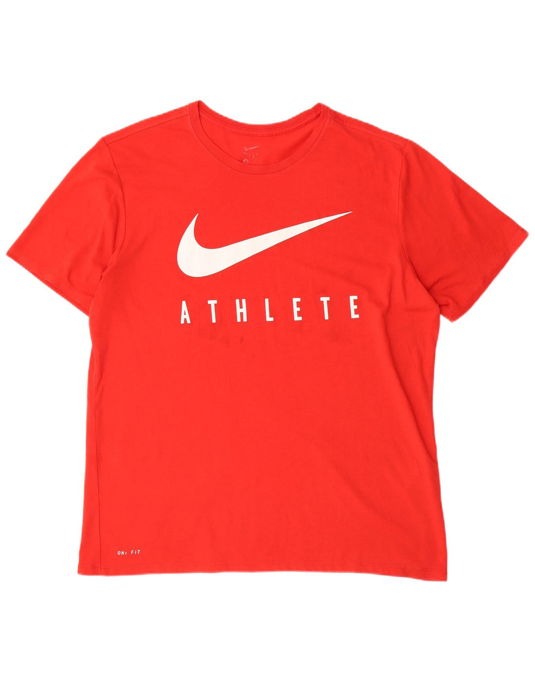 NIKE Herren-T-Shirt mit Grafik, groß, rot, Polyester