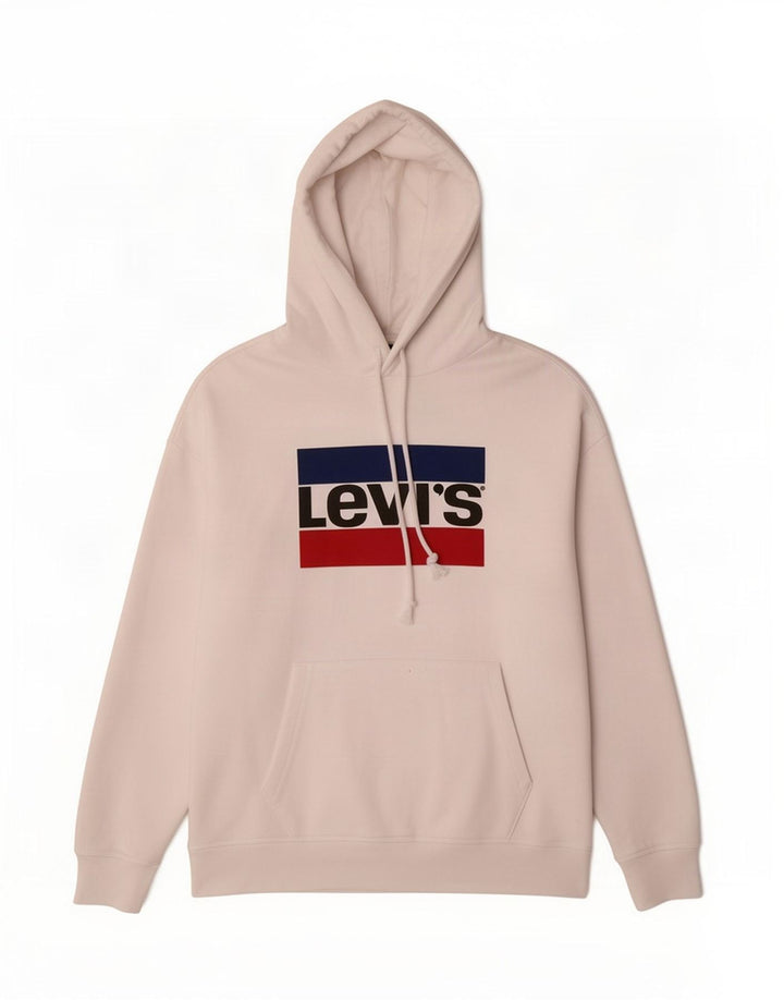 Levi's Herren-Kapuzenpullover mit Grafik, mittelweiße Baumwolle