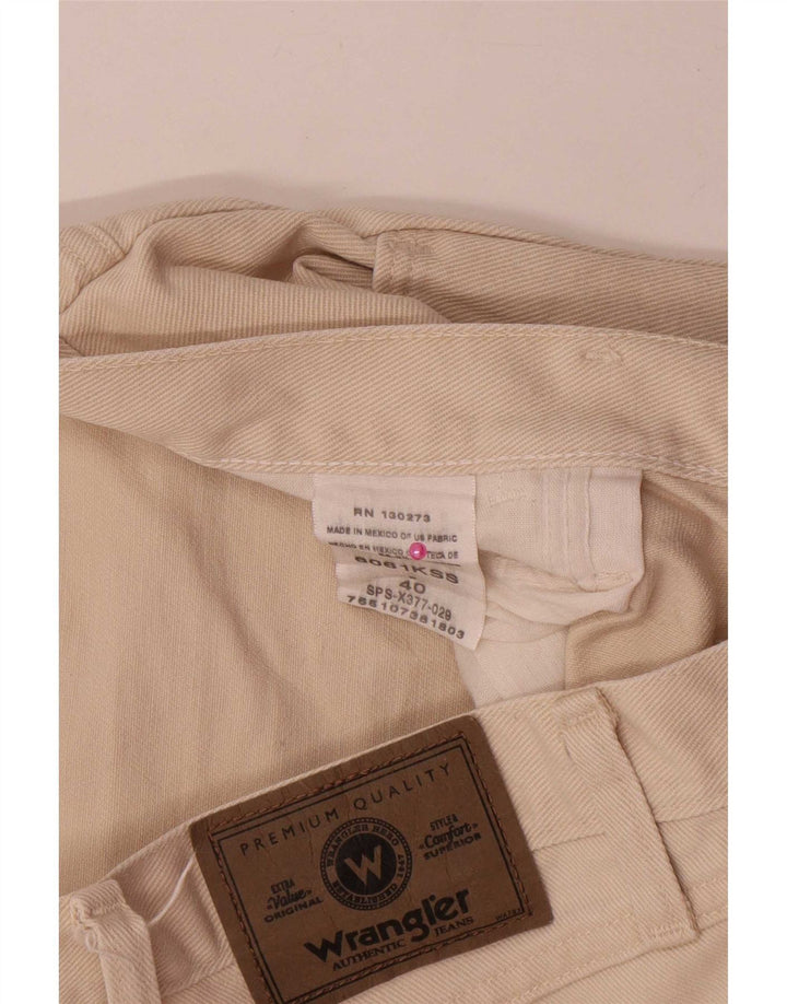 Wrangler Herren Jeansshorts W40 XL Beige Baumwolle