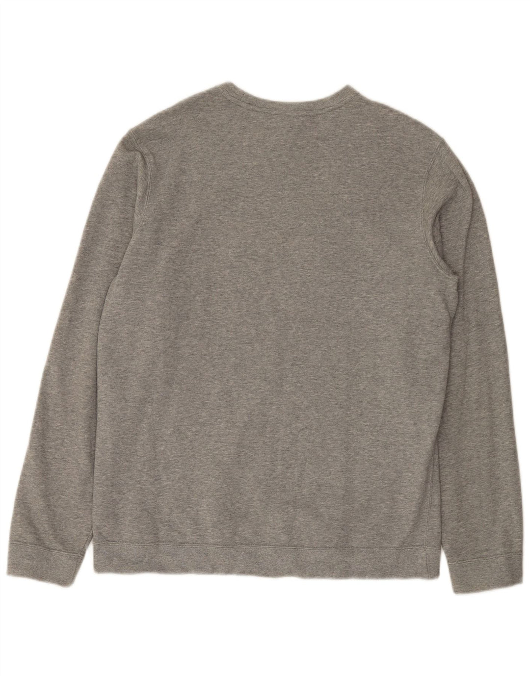 Nike Herren-Sweatshirt mit Grafik, groß, grau gefleckte Baumwolle