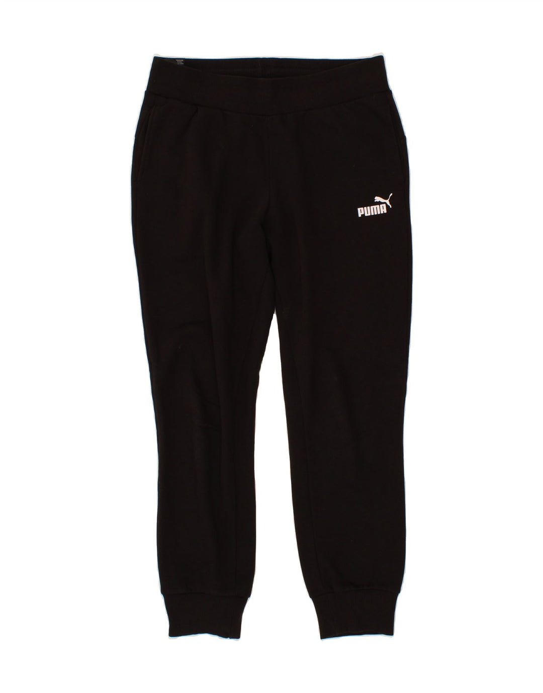PUMA Womens Tracksuit Trousers Joggers UK 12 Medium Black Vintage Puma and Second-Hand Puma from Messina Hembry 