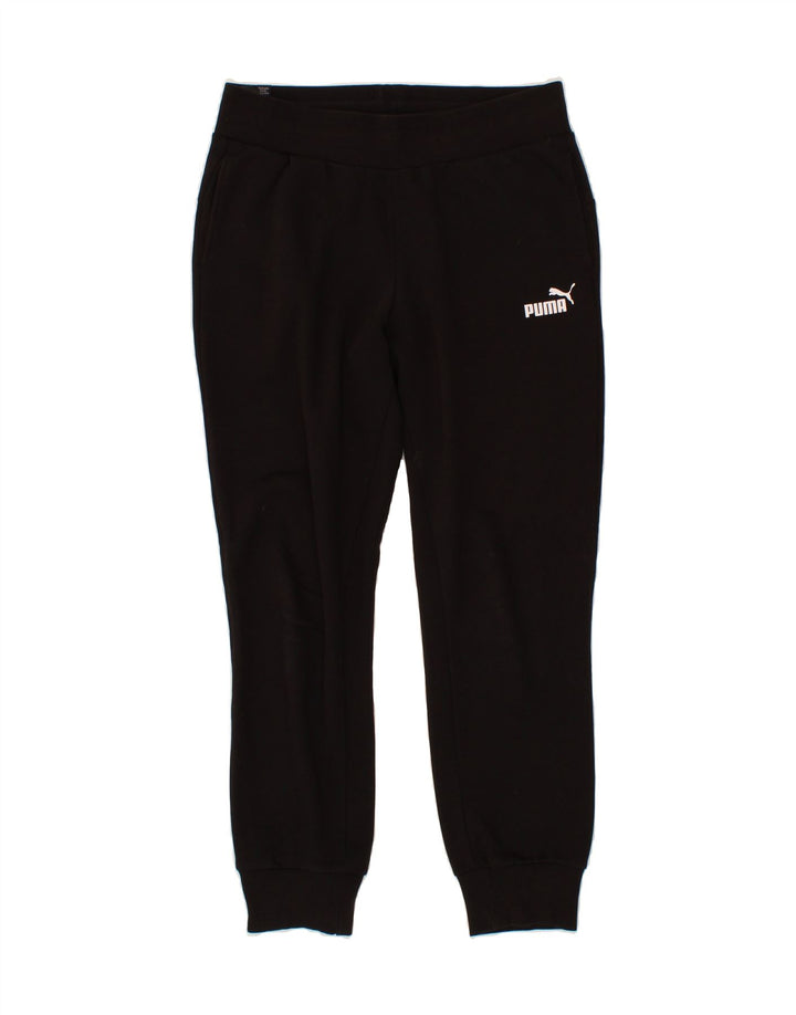 PUMA Womens Tracksuit Trousers Joggers UK 12 Medium Black Vintage Puma and Second-Hand Puma from Messina Hembry 
