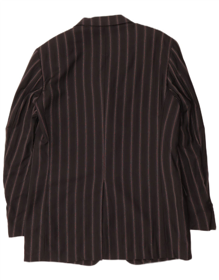 PAL ZILERI 2-teiliger Herrenanzug mit 3 Knöpfen, IT 50, Größe L, W34, L33, Schwarz gestreift