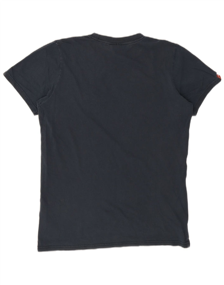 SUPERDRY Herren-T-Shirt mit Grafik, Größe S, Marineblau