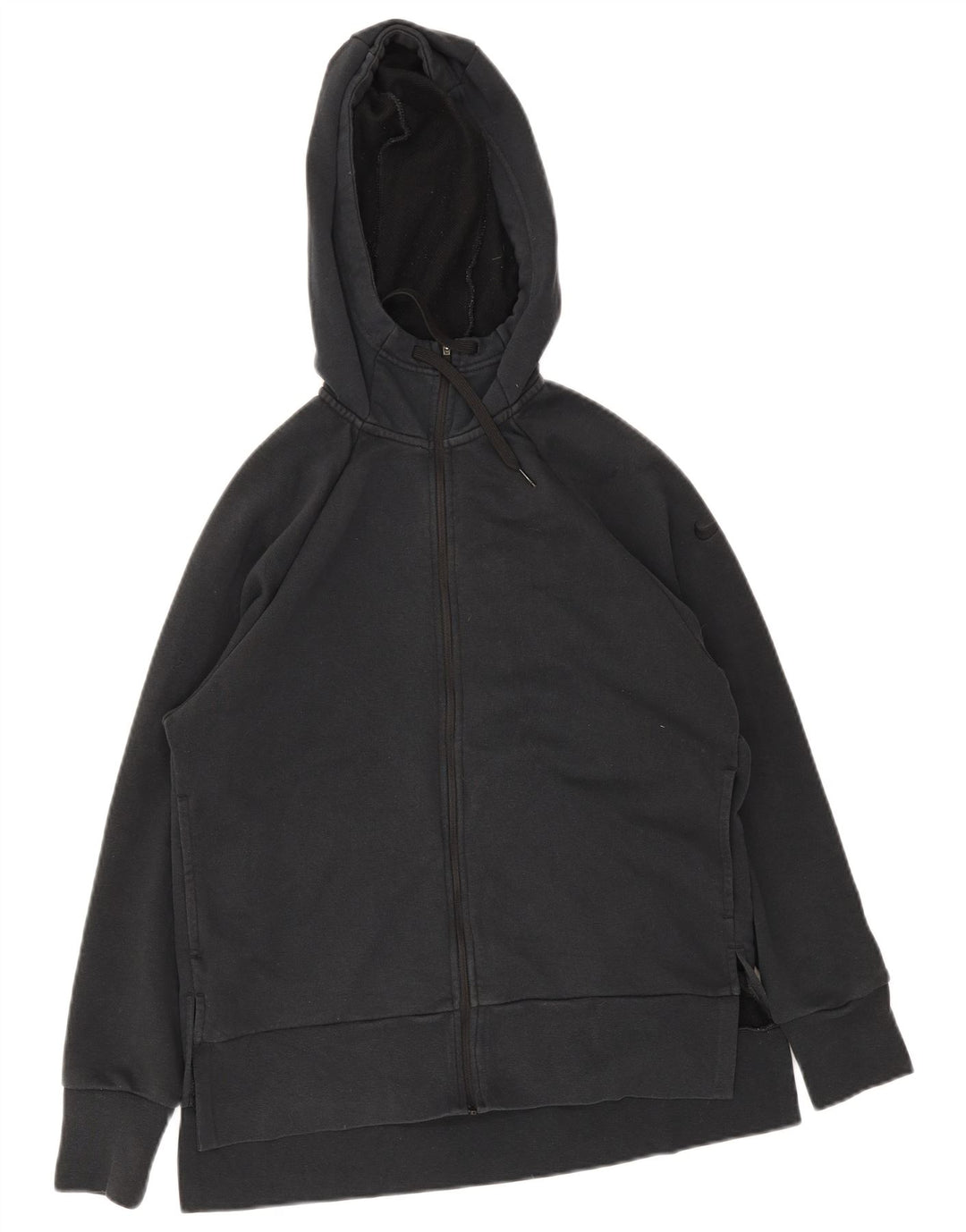 Nike Herren Dri Fit Zip Hoodie Pullover Small Schwarz Polyester