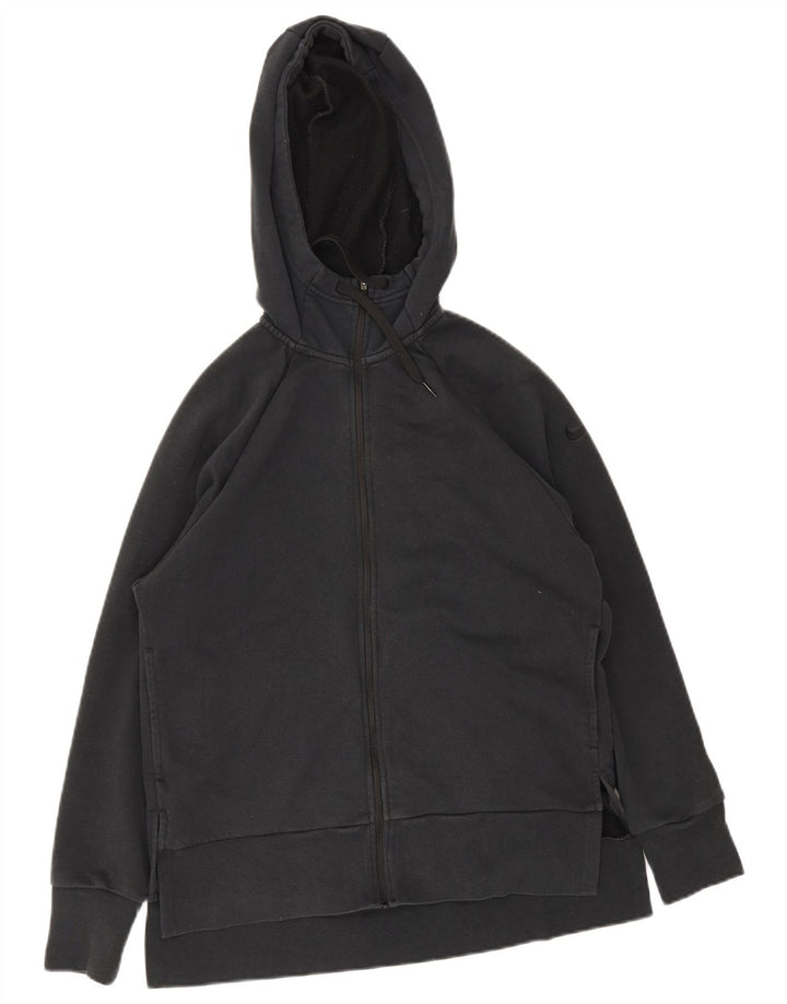 Nike Herren Dri Fit Zip Hoodie Pullover Small Schwarz Polyester