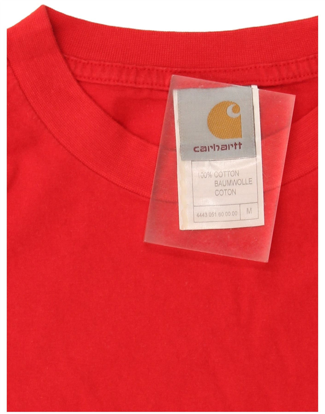 Carhartt Herren Graphic Top Langarm Mittelrote Baumwolle