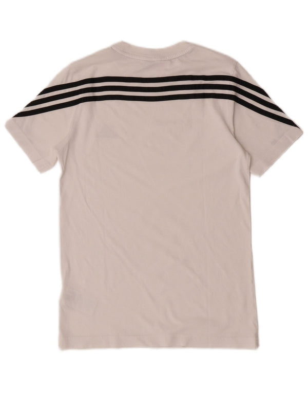 Adidas T-Shirt für Jungen, 11–12 Jahre, weiße Baumwolle