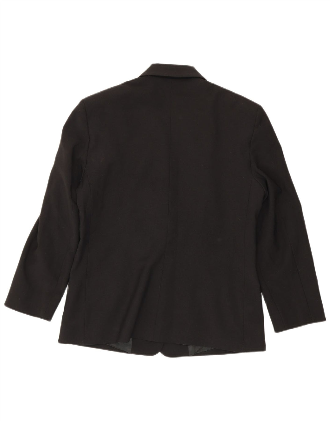 Benetton Damen 3-Knopf-Blazerjacke IT 46 Large Schwarz Polyester