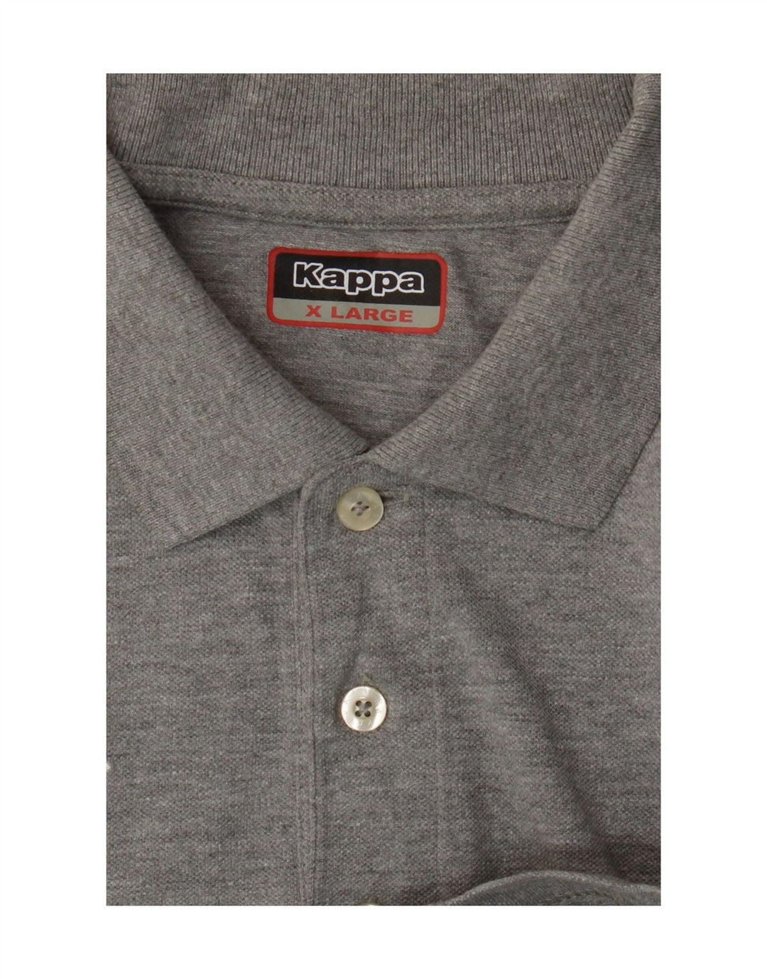 Kappa Herren Poloshirt XL Grau