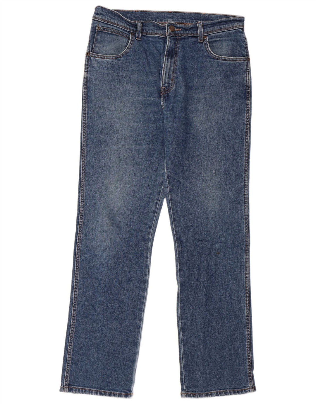 Wrangler Herren-Jeans mit normaler Passform, gerade Passform, W34, L32, Blau, Baumwolle