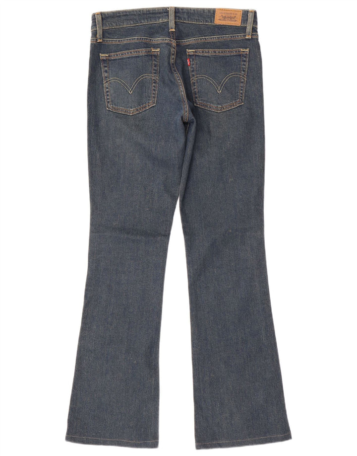 Levi's Damen 518 Super Low Bootcut Jeans US 7 Medium W30 L32 Blaue Baumwolle