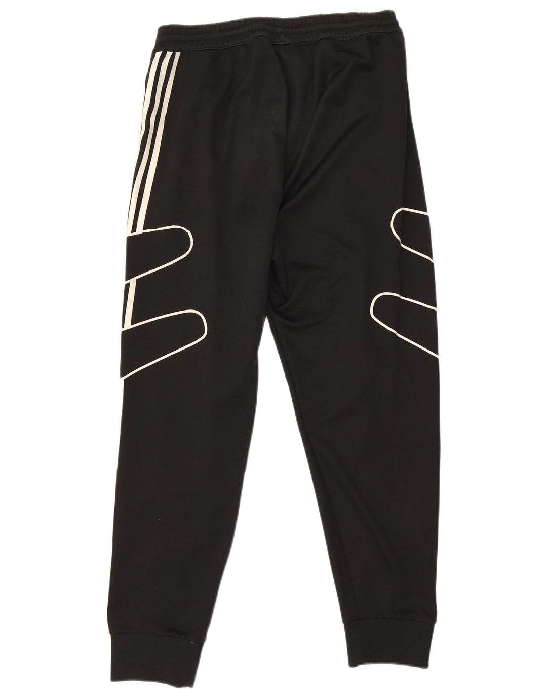 Adidas Herren-Trainingshose mit Grafik, mittelschwarz, Polyester