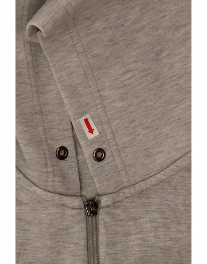 Polo Ralph Lauren Herren-Kapuzenpullover mit Reißverschluss, mittelgraues Polyester