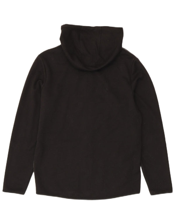 Jack & Jones Herren-Kapuzenpullover mit Reißverschluss, mittelschwarz, Farbblock-Polyester