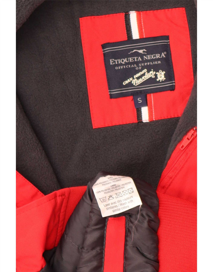 Etiaueta Negra Herren Bomberjacke UK 36 Small Rot Polyamid