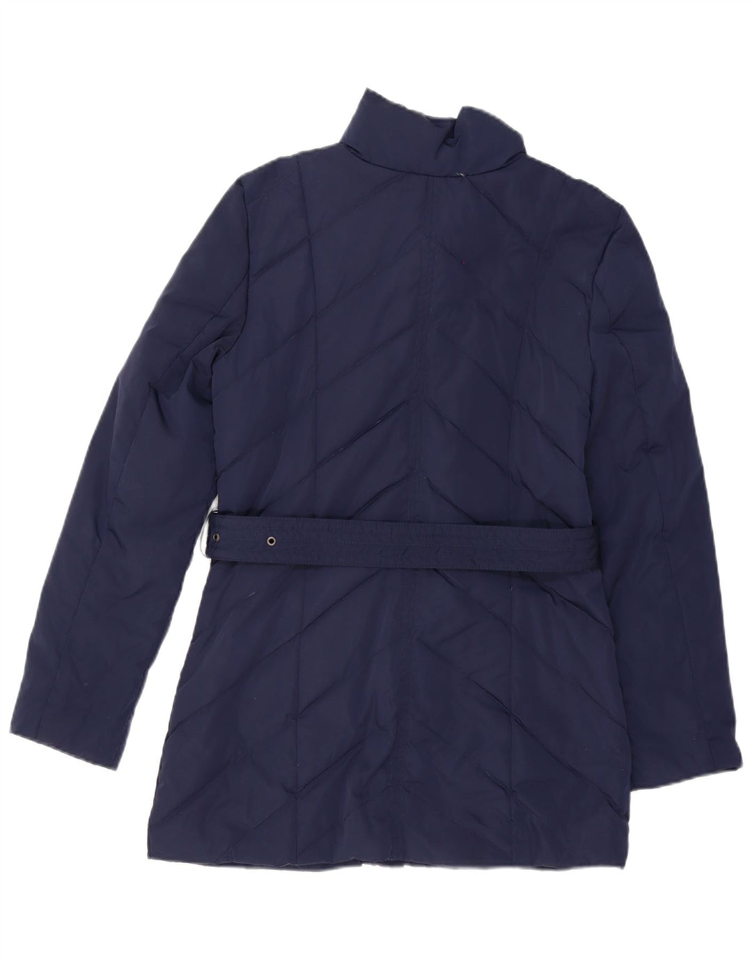 MONSOON Wattierter Damenmantel UK 10 Small Marineblau Polyester
