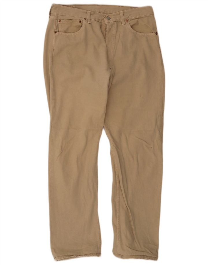 Levi's Herren 501 Straight Jeans W34 L29 Beige