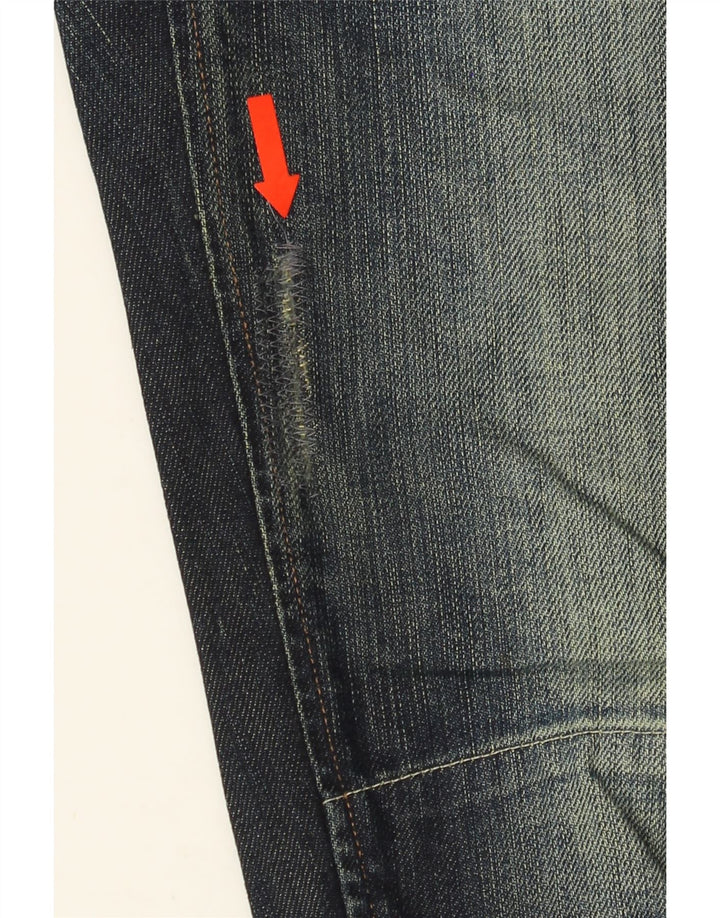 G-STAR Womens Graphic Slim Jeans W27 L30 Navy Blue Cotton Vintage G-Star and Second-Hand G-Star from Messina Hembry 