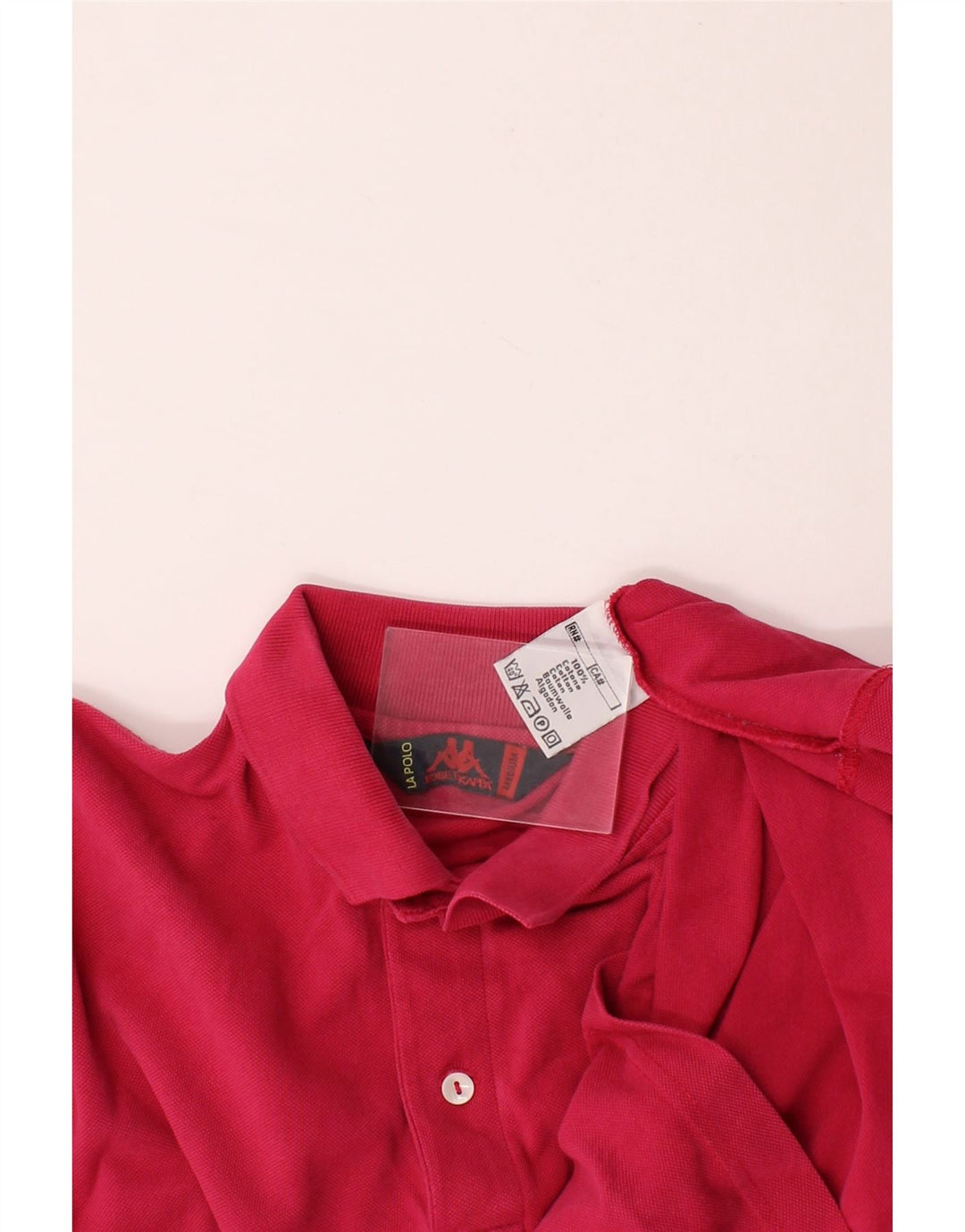 KAPPA Mens Polo Shirt Medium Pink Cotton Vintage Kappa and Second-Hand Kappa from Messina Hembry 