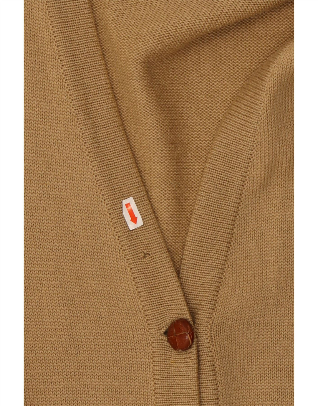 LUISA SPAGNOLI Damen Strickjacke Pullover UK 14 Große Beige Wolle