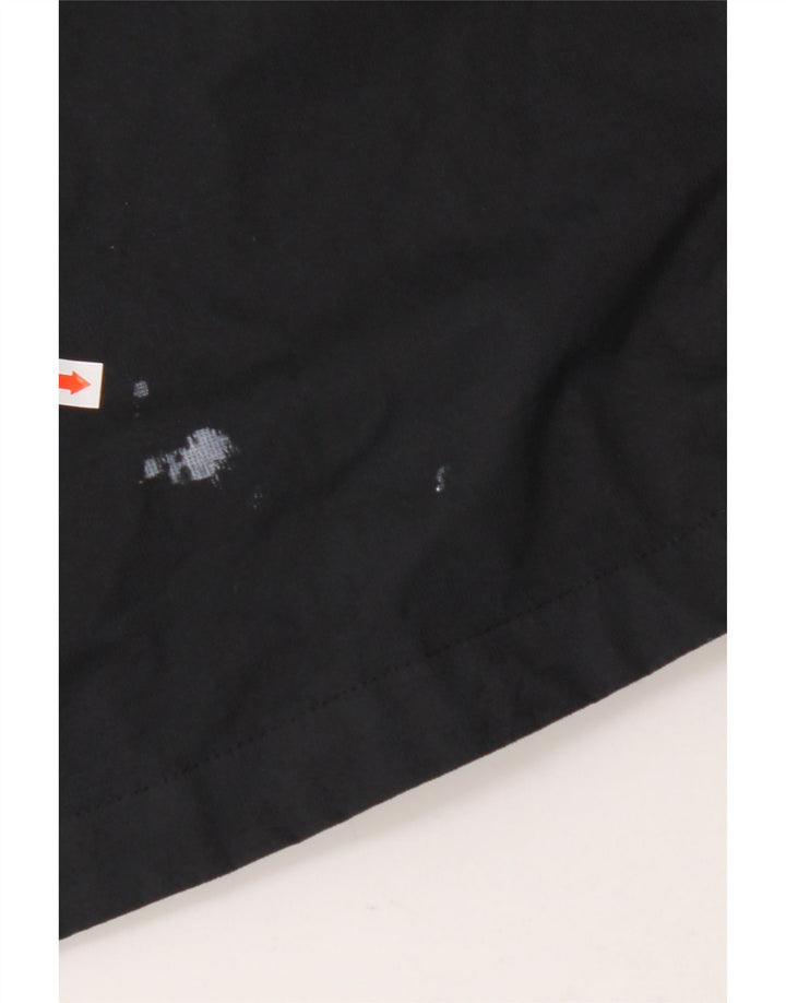 THE NORTH FACE Boys Hooded Rain Jacket 11-12 Years Large Black Polyester
