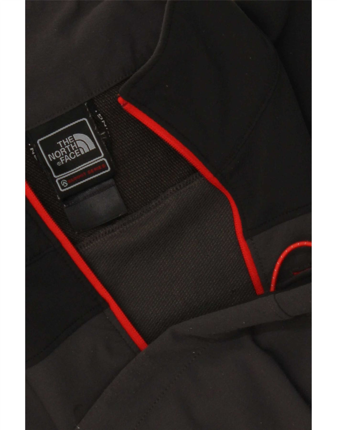 The North Face Herren-Pullover-Trainingsanzugoberteil mit Reißverschluss am Hals, Größe S, Grau, Farbblock