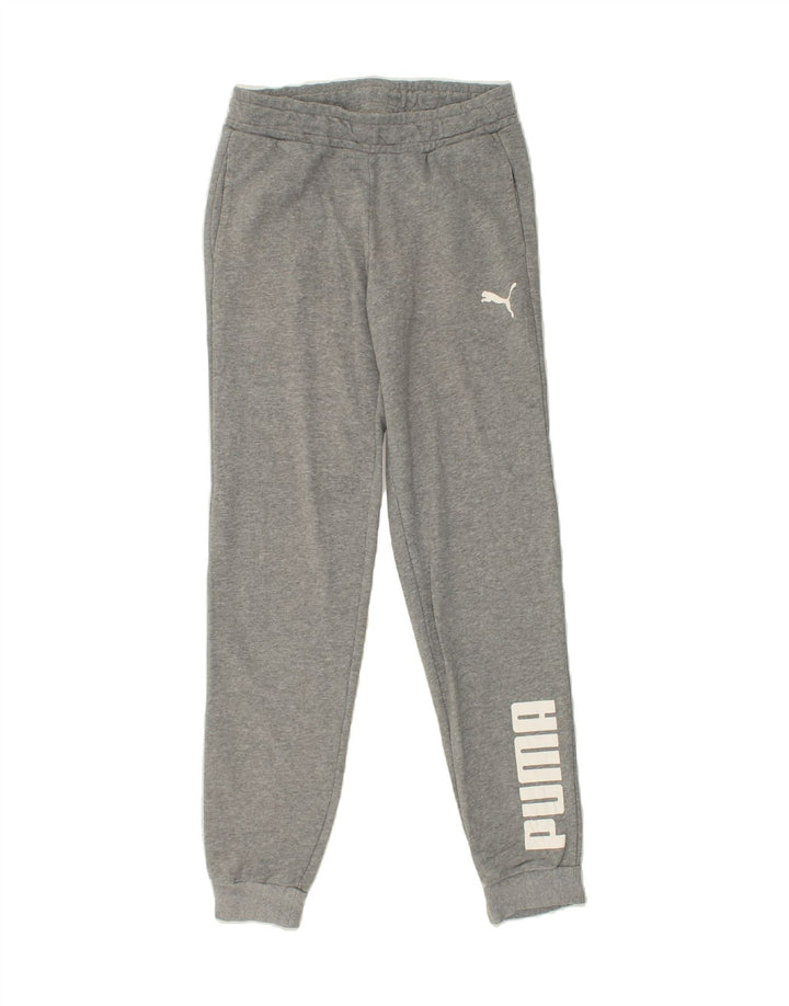 PUMA Mens Graphic Tracksuit Trousers Joggers Small Grey Cotton Vintage Puma and Second-Hand Puma from Messina Hembry 