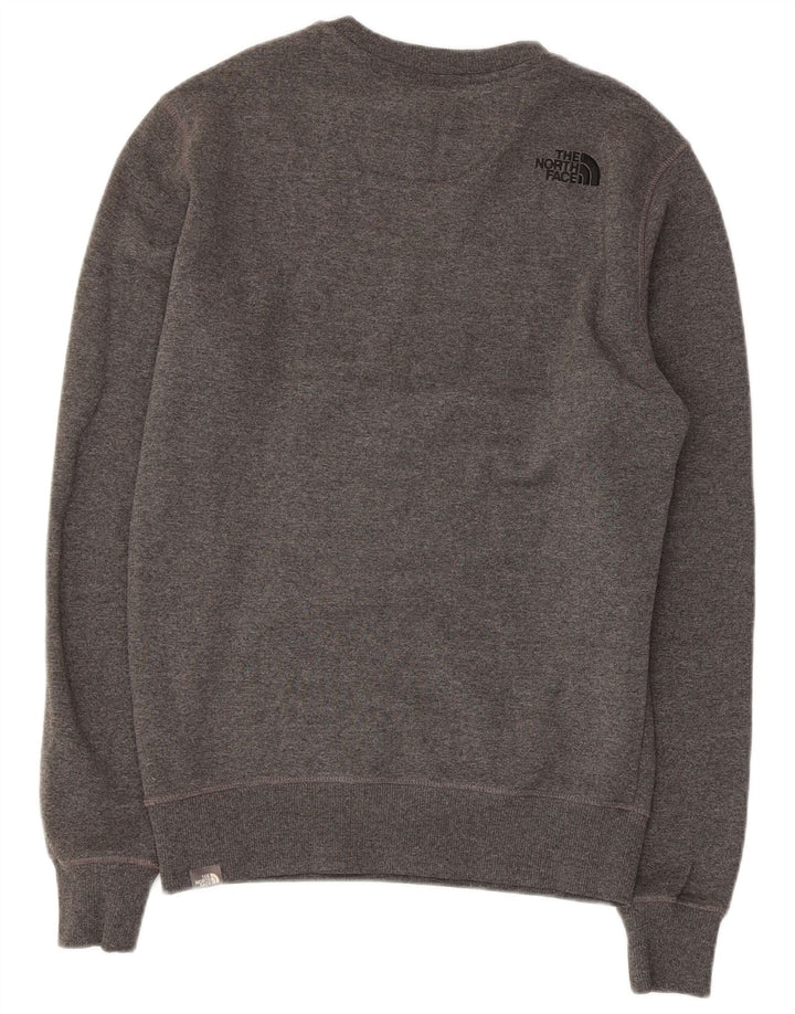 The North Face Herren-Sweatshirt mit Grafik, Größe S, Grau, Baumwolle