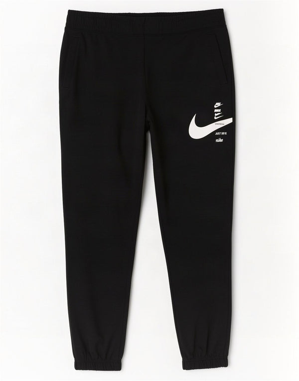 Nike Mens Graphic Tracksuit Trousers Joggers XL Black Cotton
