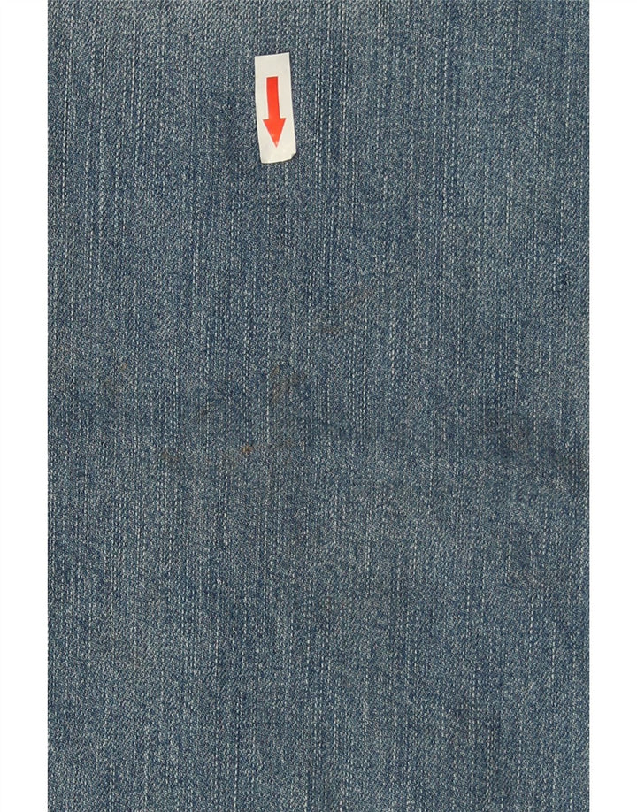 Armani Herren Straight Jeans W30 L31 Blaue Baumwolle