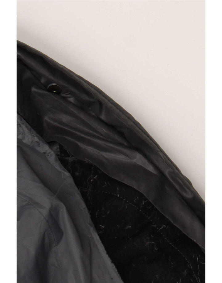 Calvin Klein Damen Wattierter Mantel UK 8 Small Grau
