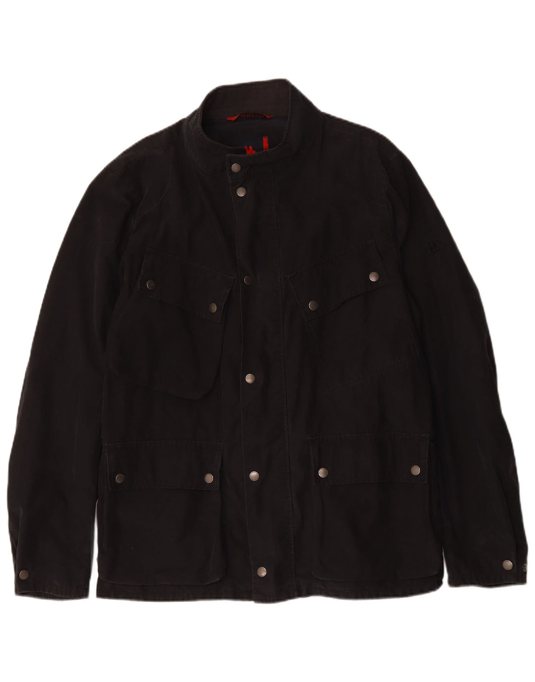 Kappa Herren Utility Jacke UK 40 Large Schwarz Baumwolle