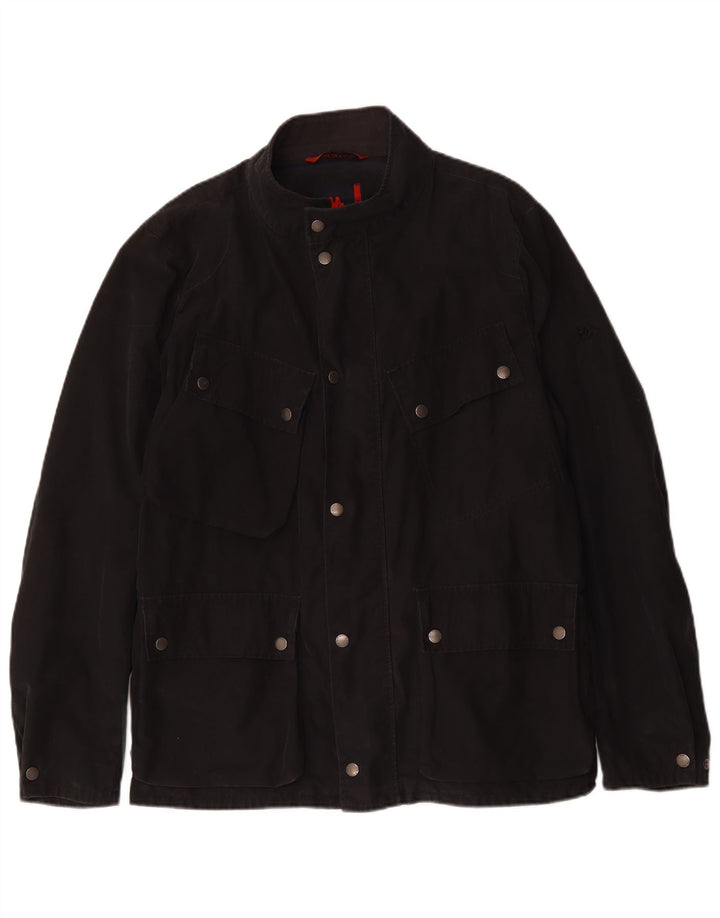 Kappa Herren Utility Jacke UK 40 Large Schwarz Baumwolle