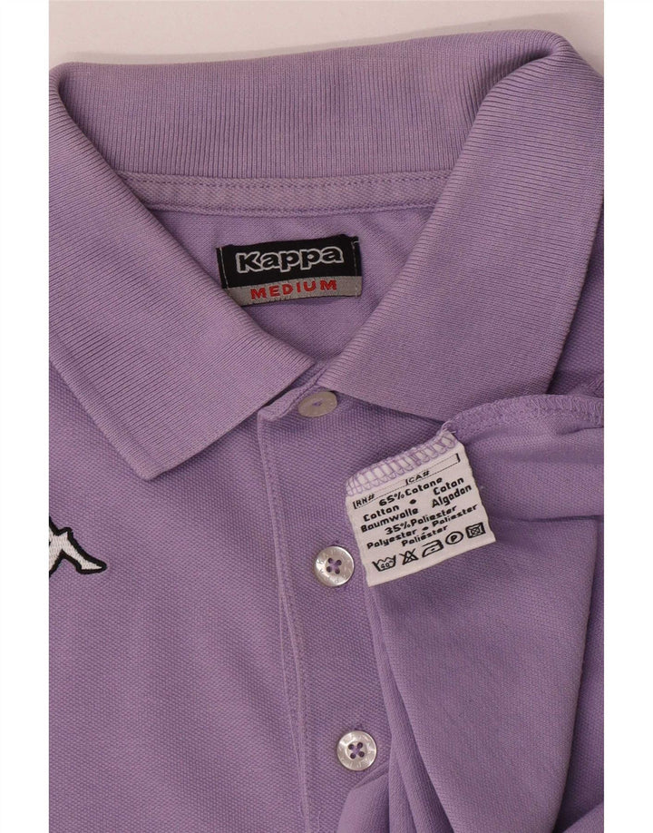 Kappa Herren-Poloshirt aus mittelvioletter Baumwolle