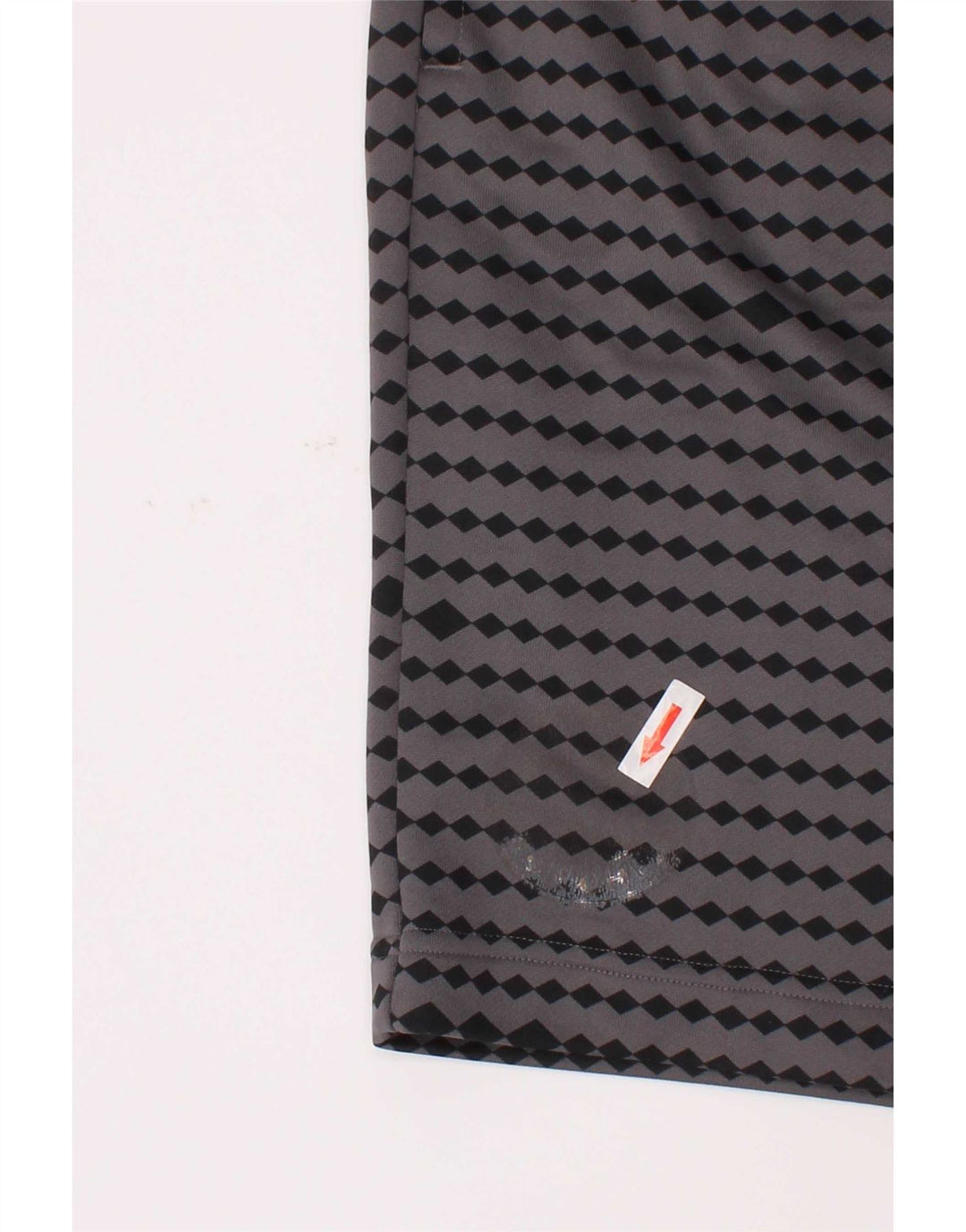 Adidas Sportshorts für Jungen, 13–14 Jahre, graues geometrisches Polyester