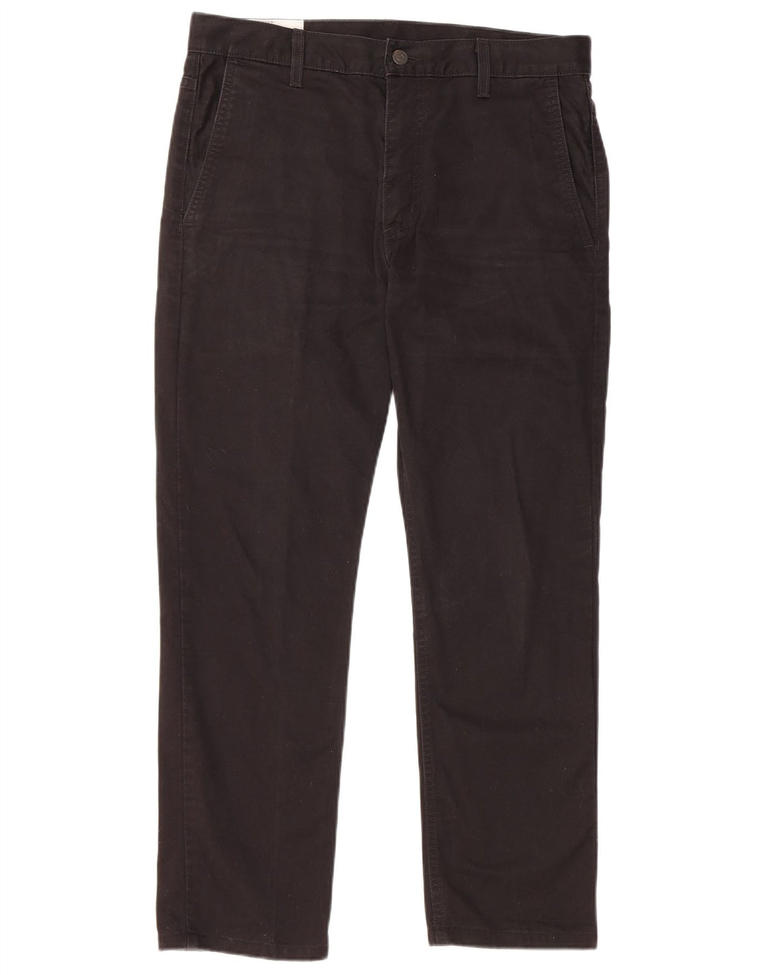 Levi's Herren gerade Chinohose W32 L27 schwarze Baumwolle