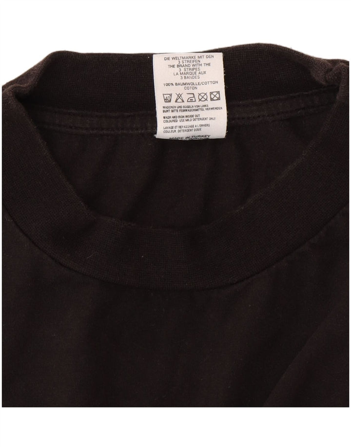 Adidas Herren T-Shirt Top XL Schwarz Baumwolle