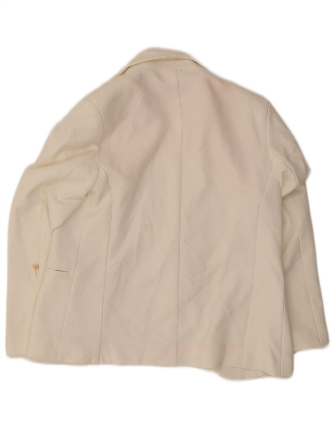 Oasis Womens Open Blazer Jacke UK 8 Small Weiß Polyester