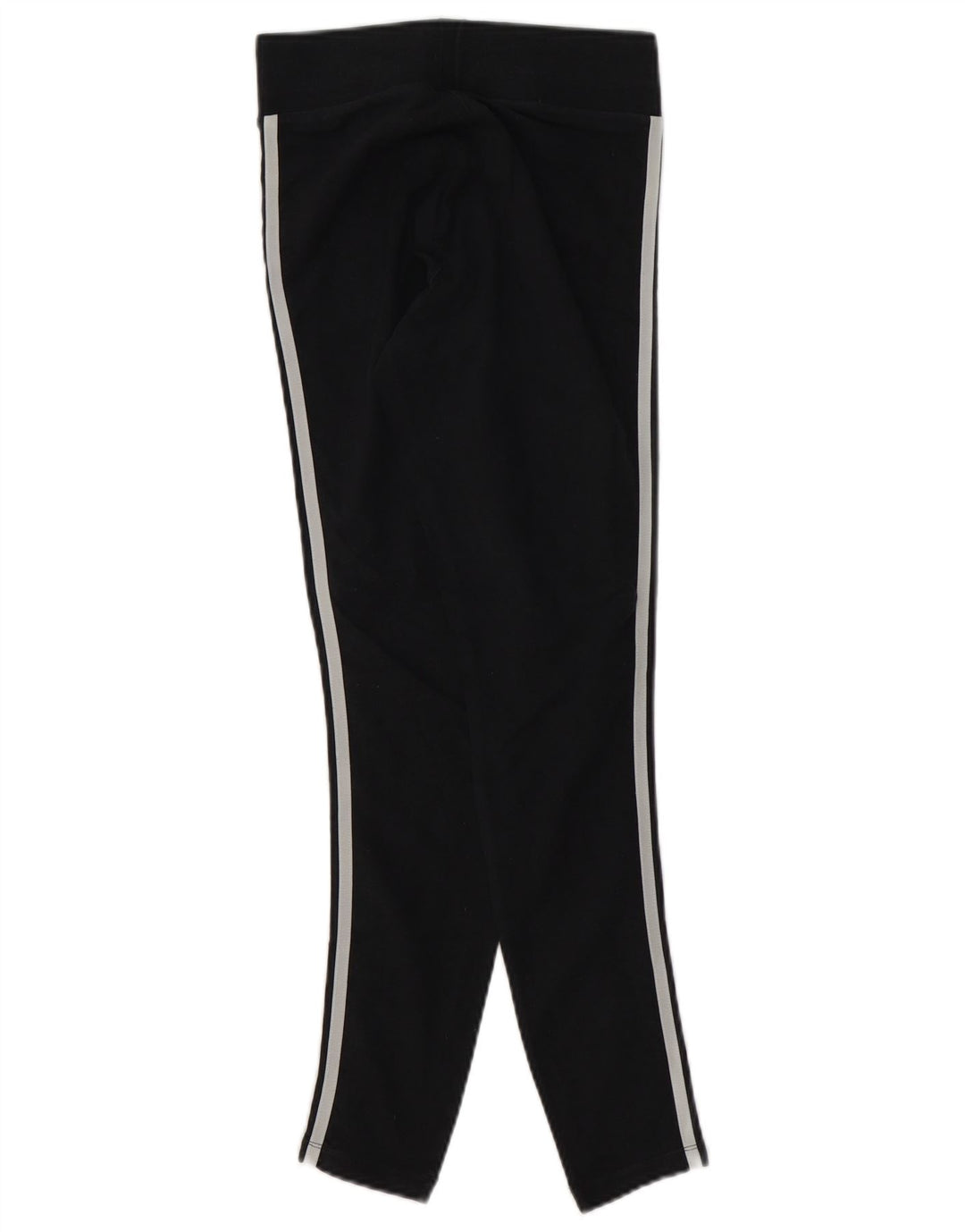 Adidas Damen Leggings UK 8 Small Schwarz Baumwolle