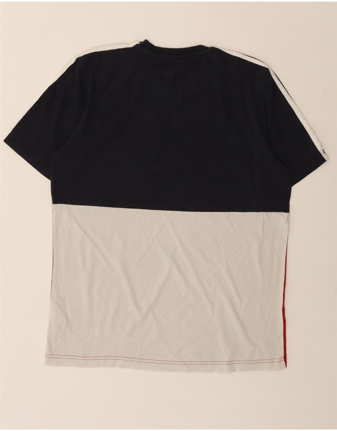 ADIDAS Herren T-Shirt Top Medium Mehrfarbig Colourblock Baumwolle