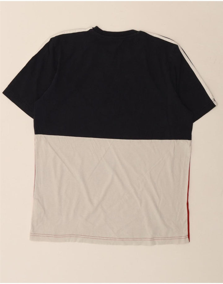 ADIDAS Herren T-Shirt Top Medium Mehrfarbig Colourblock Baumwolle