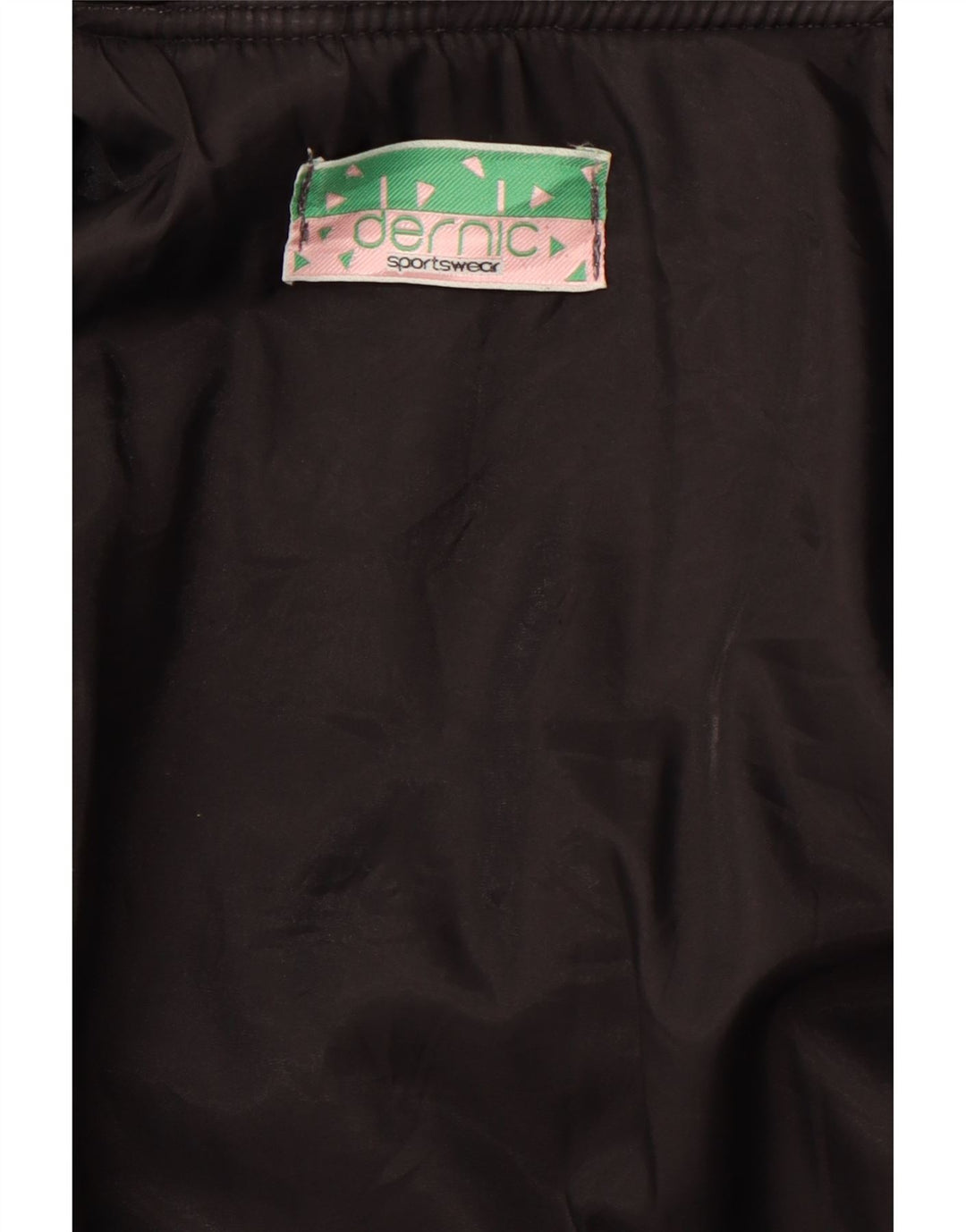 DERNIC Herren Bomberjacke Alaska Naval Base mit Grafik, UK 40, Größe L, Schwarz, 80er Jahre