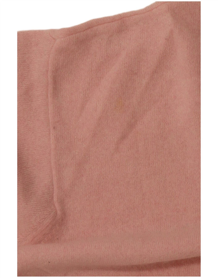 KAPPA Herren-Pullover mit V-Ausschnitt, große rosa Wolle