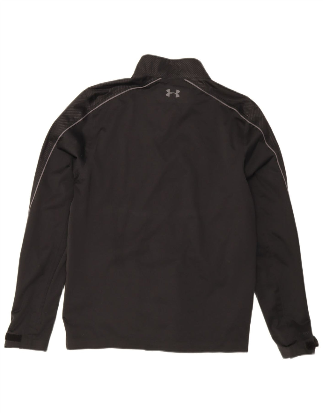 Under Armour Herren-Trainingsanzug-Top-Jacke, kleines schwarzes Nadelstreifen-Polyester